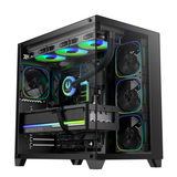 Caja Semitorre Atx Colii F-Rgb Negro Bitfenix Mid-Tower / Gpu 410 Mm / Disipador 160 Mm / Bahías 1×3.5' + 1×2.5'/ Usb 2.0 X 1, Usb 3.0 X 2