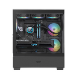 Caja Semitorre Atx Ds500 Rgb Negro Darkflash Int: 2x2'5, 2x3'5 / 1xusb3.0, 2xusb2.0 / Audio Hd In/Out / Negro