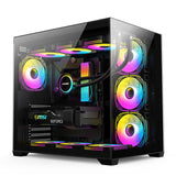 Caja Semitorre Atx Zaah A-Rgb Negro Bitfenix Atx / Vidrio Templado / Gpu 400/Mm / Disipador 175/Mm / 2×Ssd + 1×Hdd / Usb 3.0 + Usb 2.0