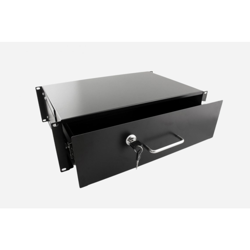Cajon Seguridad Monolyth 19" 3u Fijacion Frontal + Trasera