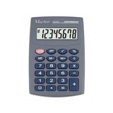 Calculadora De Bolsillo Vector Kav Vc-210iii, 8 Dígitos, 64 X 98,5 Mm, Gris