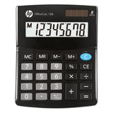 Calculadora De Oficina Hp-Oc 108/Int Bx Negra