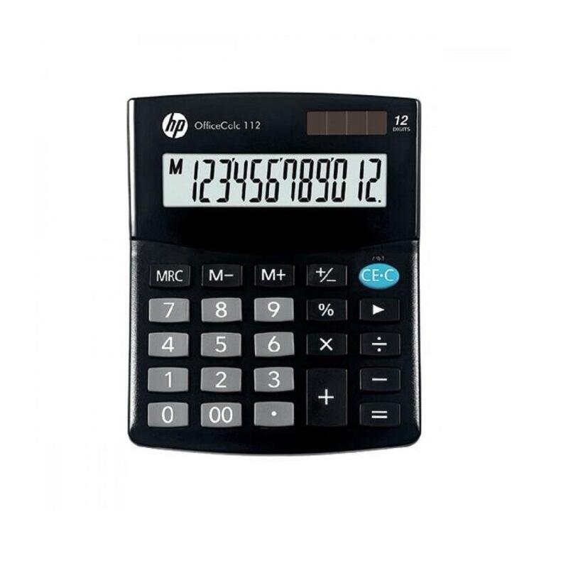 Calculadora De Oficina Hp-Oc 112/Int Bx Negra