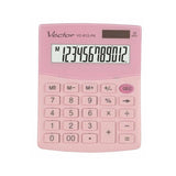 Calculadora De Oficina Vector Kav Vc-812 Pk Pink