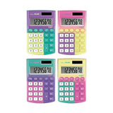 Calculadora Milán Sunset 8 Dígitos Alimentación Dual (Celula Solar/Pila 1.5v) Colores Surtidos