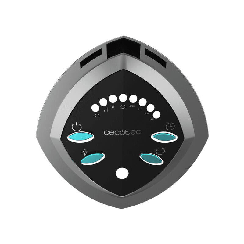 Calefactor Eléctrico Cecotec Readywarm 1000 Power Tower Exterior Negro 1000 W  Halógeno