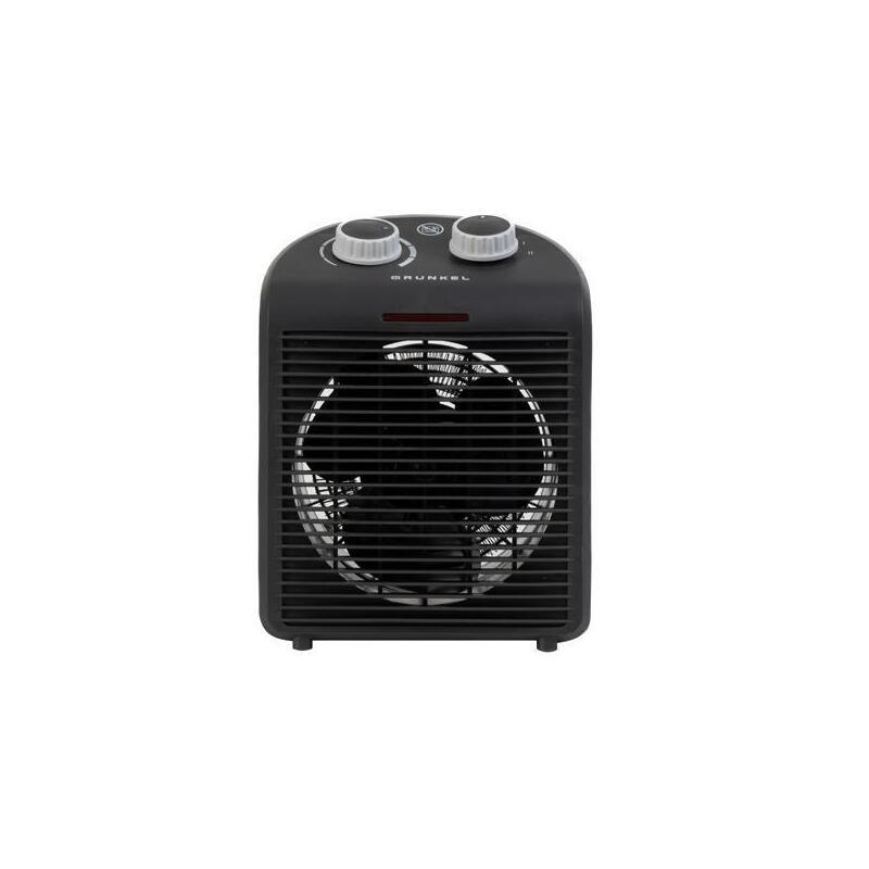 Calefactor Grunkel Con 2 Niveles Potencia Y Asa Negro