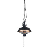 Calefactor Sunred Rsh16, Indus Bright Colgante Infrarrojos, 2100 W, Negro