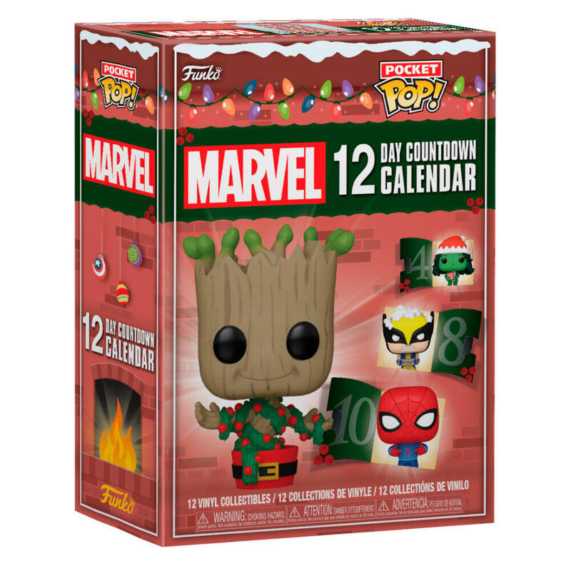 Calendario De Adviento 12 Días Marvel Funko