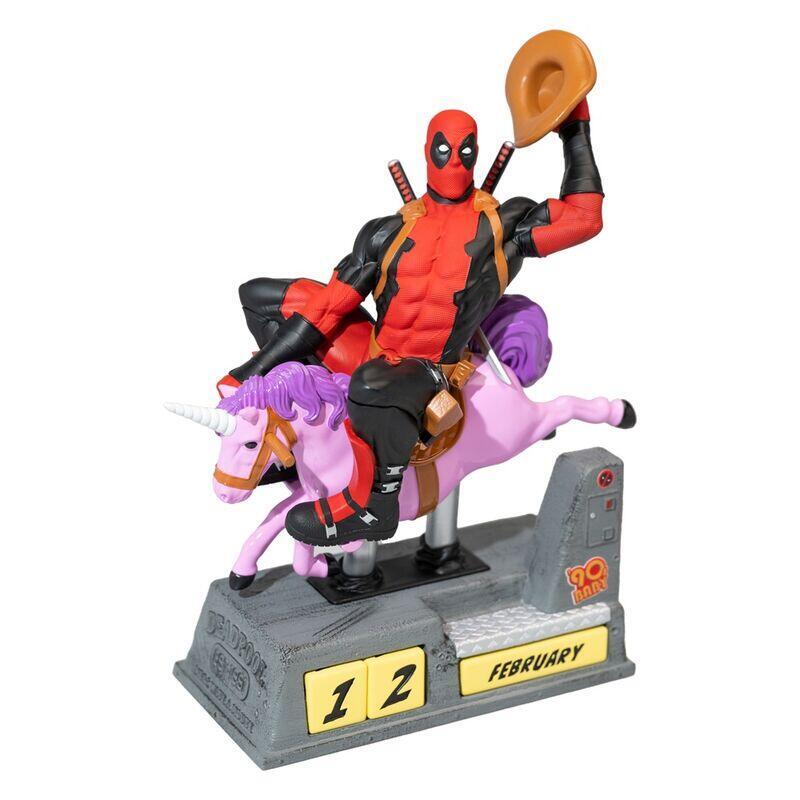 Calendario Perpetuo 3d Deadpool Marvel
