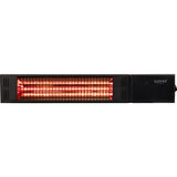 Calentador Sunred Rds-15w-B, Infrarrojos De Pared Fortuna, 1500 W, Negro