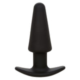 Calexotics - Rock Bottom Plug Anal Cónico 10 Vibraciones Silicona Negro