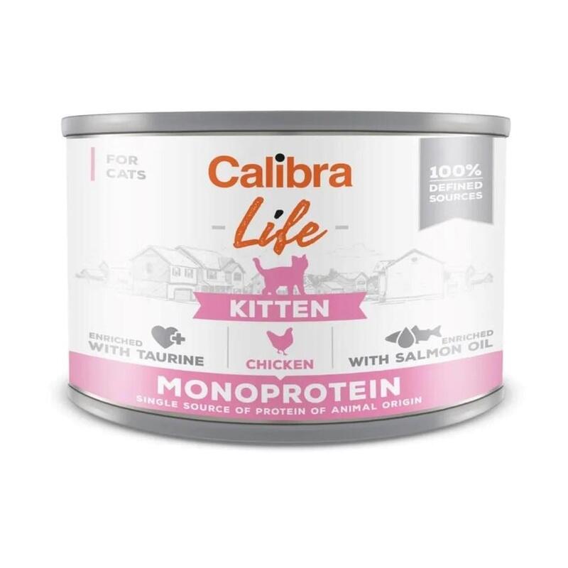 Calibra Cat Life Kitten Chicken 200g