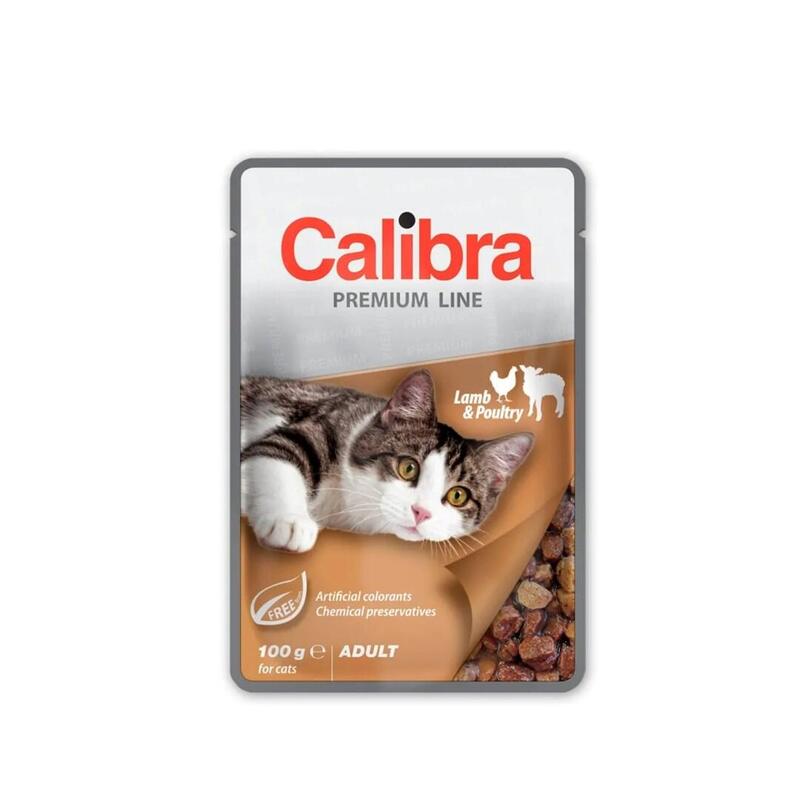 Calibra Cat Premium Adult Lamb&Poultry 100g