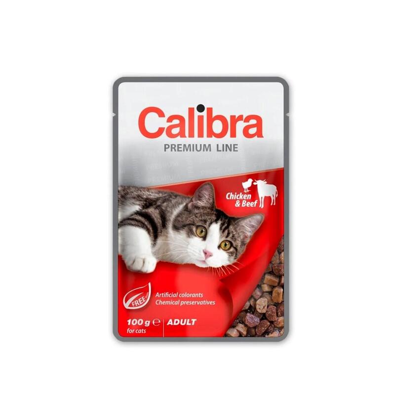 Calibra Cat Premium Chicken & Beef 100g