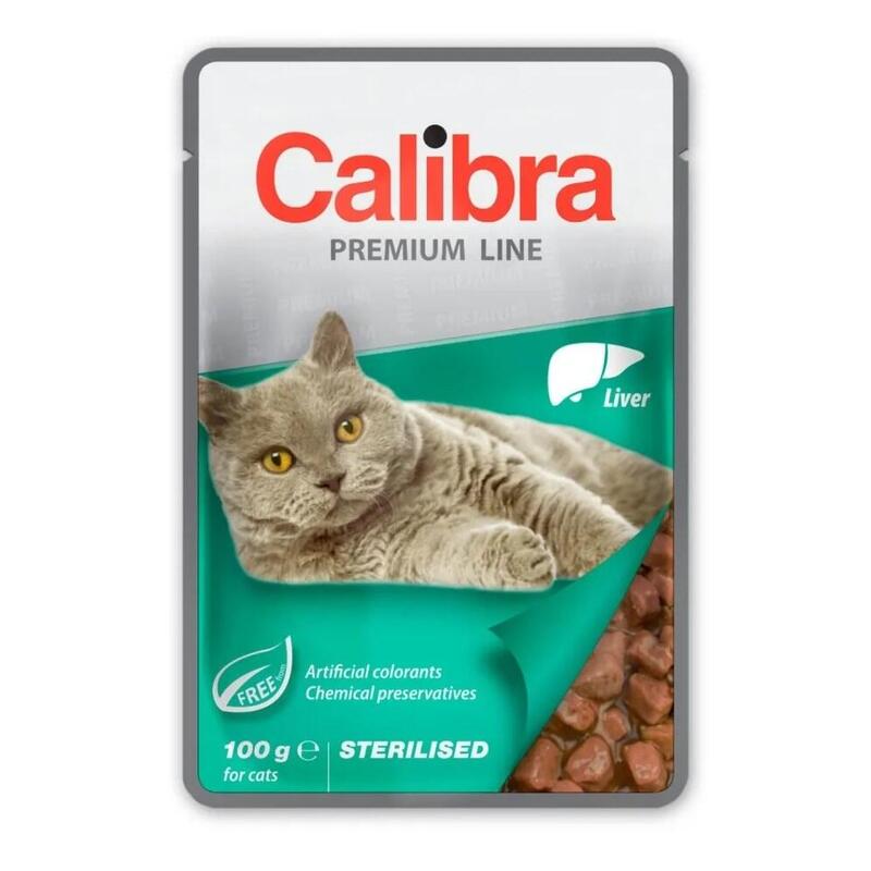 Calibra Cat Premium Sterilised Liver 100g