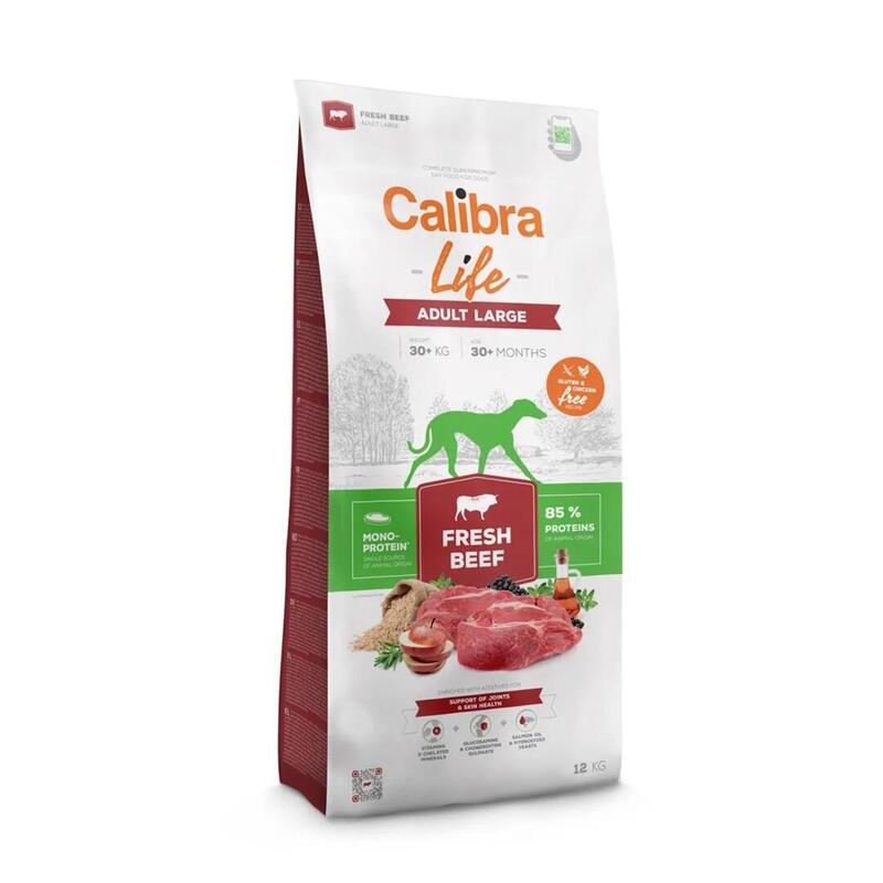Calibra Dog Life Adult Large Fresh Beef 12kg