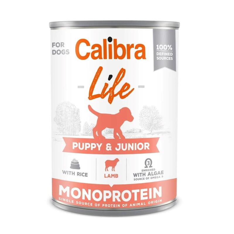 Calibra Dog Life Puppy & Junior Lamb & Rice 400g