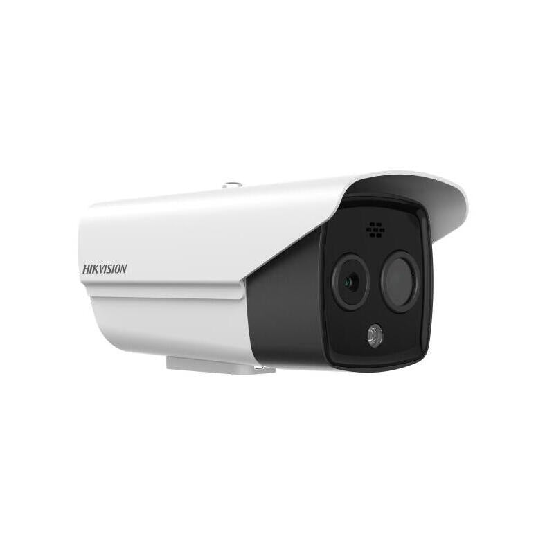 Cámara Bullet Ip Biespectro Óptico 8mm Y Térmico 9.7mm 4g Ir Y Luz Blanca 30m Vca Ip67 Ik10