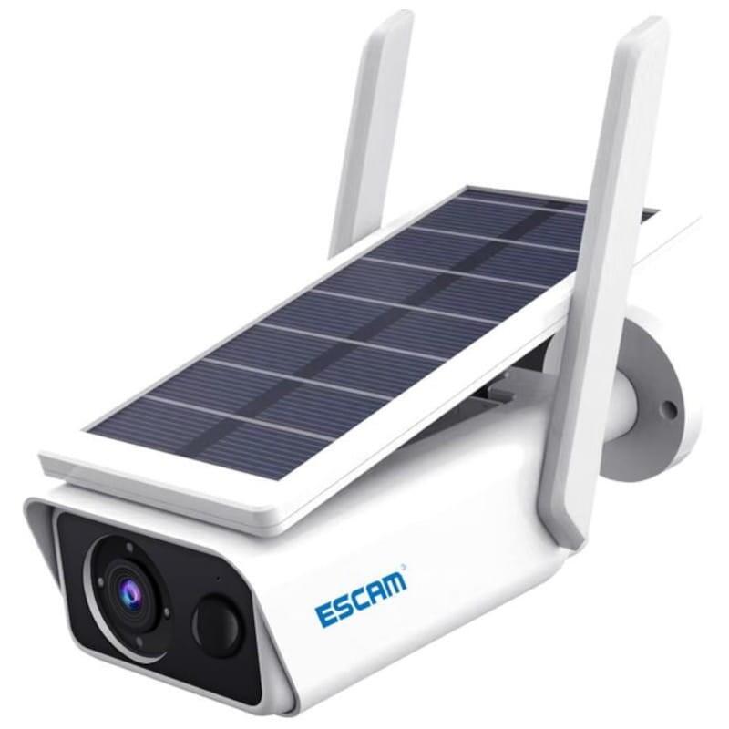 Cámara De Seguridad Ip Escam Qf180 Solar 3mp Wifi Blanco
