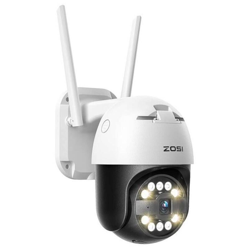 Zosi C296 5mp 3k Wifi P/T Poe Ip66 Blanco + Tarjeta Microsd 32gb