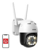 Zosi C296 5mp 3k Wifi P/T Poe Ip66 Blanco + Tarjeta Microsd 32gb