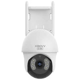 Cámara De Seguridad  Xiaovv P9 Smart 4 Mp Full Hd Wifi Visión Nocturna Ip65 Blanco