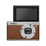 Cámara Digital Yashica Tank Compacta Marrón