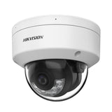 Cámara Domo 2mp Poc 2.8mm Colorvu 24/7 Híbrida Ir Y Luz Blanca 40m