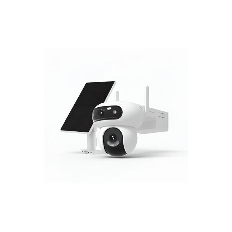 Cámara Ezviz Wifi& 4g Dual Lens Hb90 A Batería Rotativa 4mp+4mp Panel Solar Kit