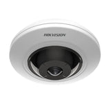 Cámara Fisheye Ip 5mp 1.05mm Acusense 180º Darkfighter Captura Facial Perímetro E/S Audio Alarma Ir8 Mic