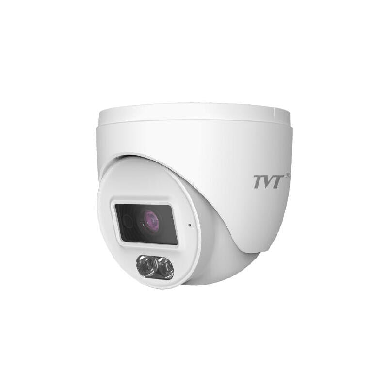 Cámara Ip Domo 2mp Ip67 Iluminación Dual Luz Blanca Ir 20m Micrófono