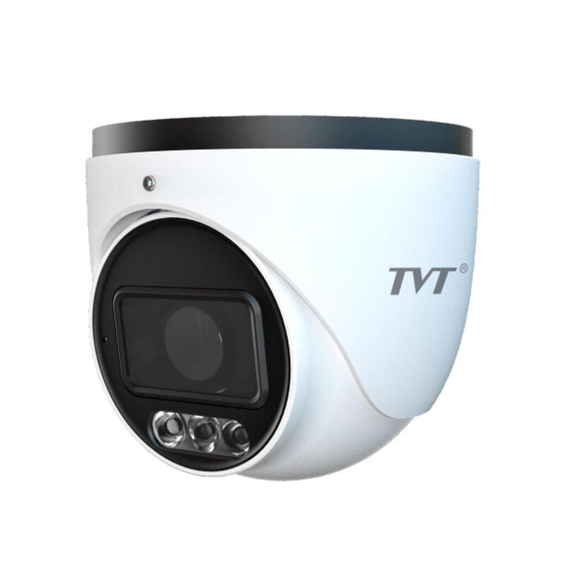 Cámara Ip Domo 6mp 2.8mm Ip67 Iluminación Dual Luz Blanca Ir 20m Micrófono