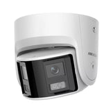 Cámara Ip Panorámica Dual 2.8mm 4mp Acusense Ir30 Ip67 Audio Darkfighter Wdr120 Luz Estroboscópica Activa Y Alarma Hikvision