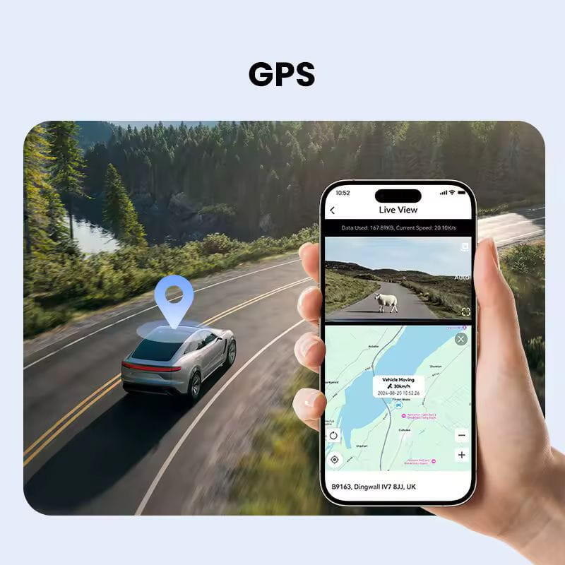 Cámara Para Coche  Ddpai Z50 Pro 4g Dual 4k Dash Cam