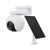 Cámara Pt 360 Para Exterior 4k 4mm Batería Wifi 6 4g Kit Solar