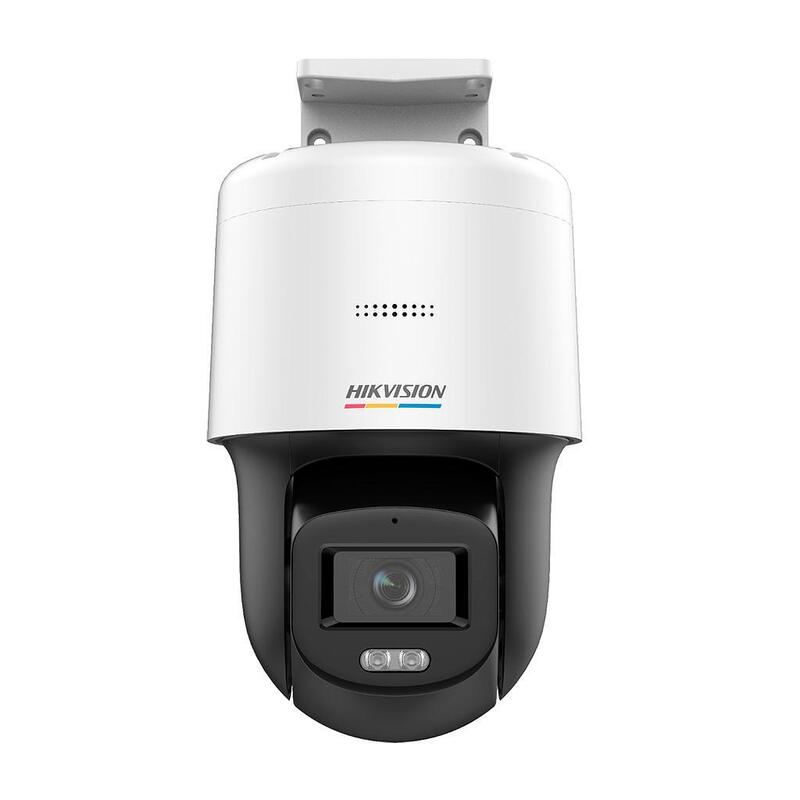 Cámara Ptz Ip 4mp Colorvu Ip66 Microsd Altavoz Mic Luz Blanca 30m Hikvision