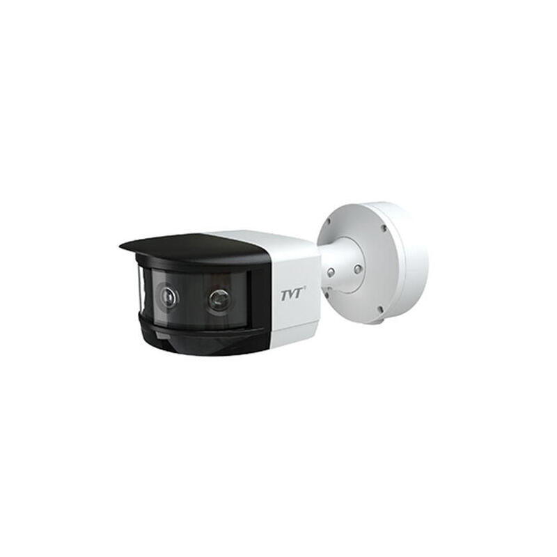 Cámara Tubular Tvt Ip 8mp Starlight Panorámica 180° 3,3mm Ir 20m Ip67 1e/1s Audio-Alarma