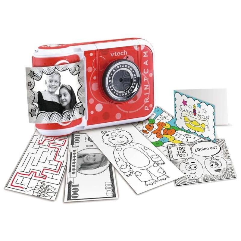 Cámara Vtech Kidizoom Print Cam Rojo De Fotos Infantil Instantánea