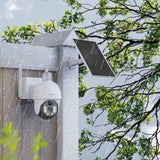Cámara  Xiaovv P15s 3 Mp 2k 4g/Lte Visión Nocturna Panel Solar Blanco  De Seguridad Para Exteriores