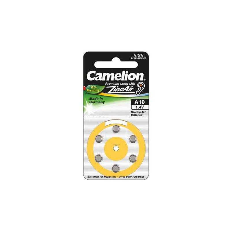 Camelion A10/Da10/Zl10, Celdas De Aire De Zinc, 6 Pieza(S)