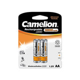 Camelion Aa Hr6, 2500 Mah, Rechargeable Batteries Ni-Mh, 2 Pc(S)