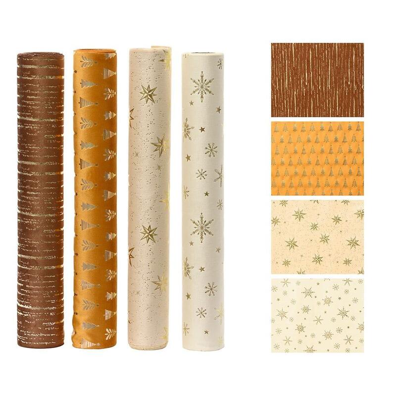 Camino De Mesa Navideño Terciopelo , 4 Modelos, 35cmx2m. Decoris