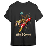 Camiseta Coyote Cohete Looney Tunes Adulto Talla L