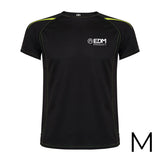 Camiseta Deportiva Negra Talla-M Roly