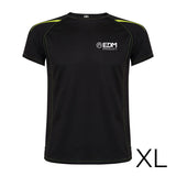 Camiseta Deportiva Negra Talla-Xl Roly