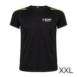 Camiseta Deportiva Negra Talla-Xxl Roly