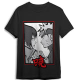 Camiseta Face To Face Naruto Shippuden Adulto Talla L