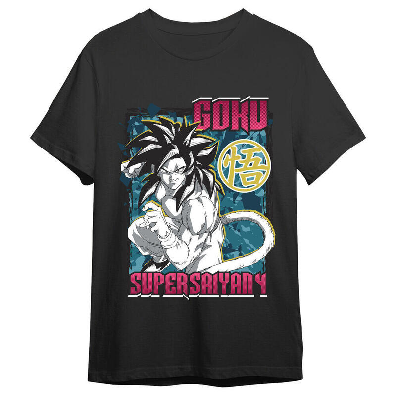 Camiseta Goku Super Saiyan 4 Dragon Ball Gt Adulto Talla Xl