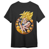 Camiseta Goku Super Saiyan Dragon Ball Z Adulto Talla 2xl